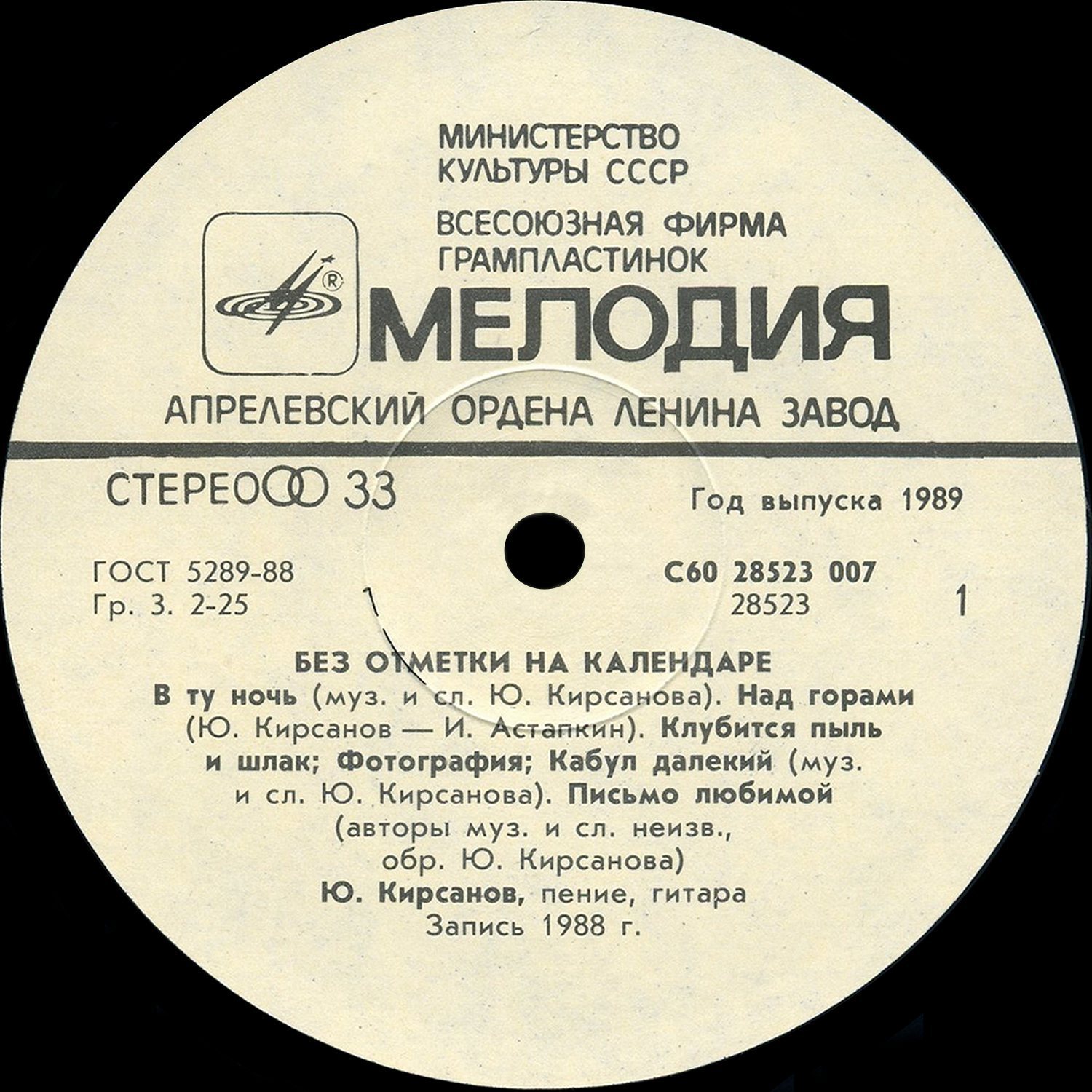 ВИА Лейся песня пластинка 1980
